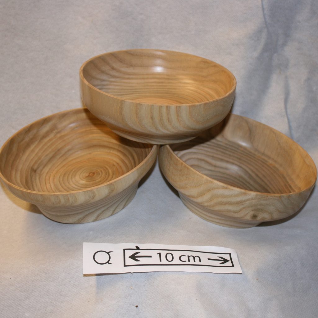 Gamme de 3 pots en frêne